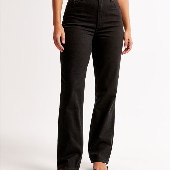 Abercrombie curve love 90’s straight Jean - Picture 2 of 4
